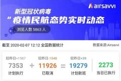 沙特阿拉伯的(de)空運-疫情民(mín)航航班實時動(dòng)态：2月7日(ri)國(guo)內(nei)執行航班數(shu)量回升
