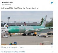 漢莎航空首架波(bo)音777X飛機(jī)亮相