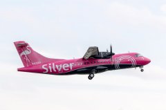 ATR祝賀Silver Airways在(zai)美國(guo)首次推出新(xin)的(de)ATR 42-600航